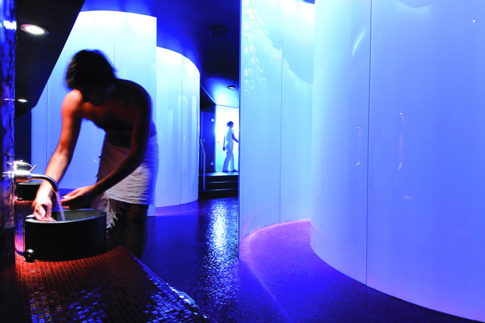 Hamam im Hotel Castell in Zuoz (Foto: © Hotel Castell) Hamam im Hotel Castell in Zuoz