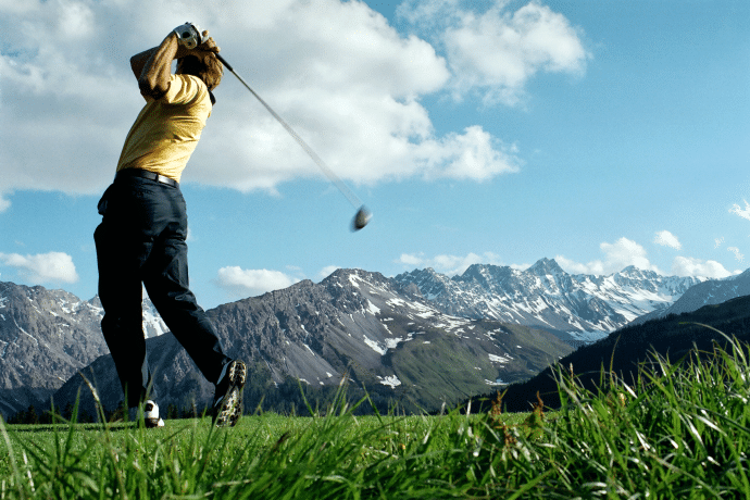 Golfen in Arosa Lenzerheide.  Golfen in Arosa Lenzerheide