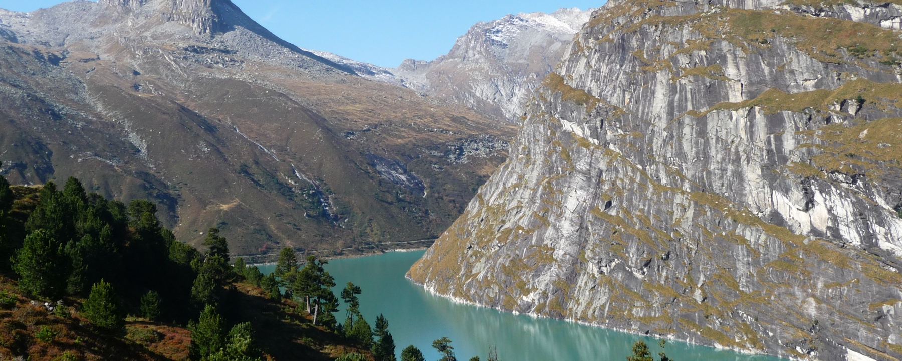 Aussicht oberhalb Zerfreila-Staumauer