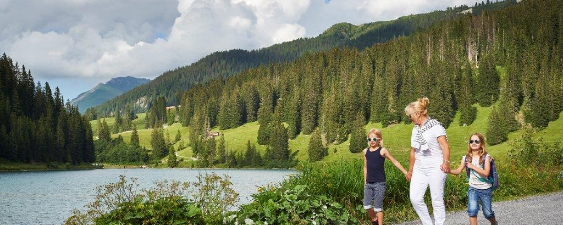 Spazieren am Stausee