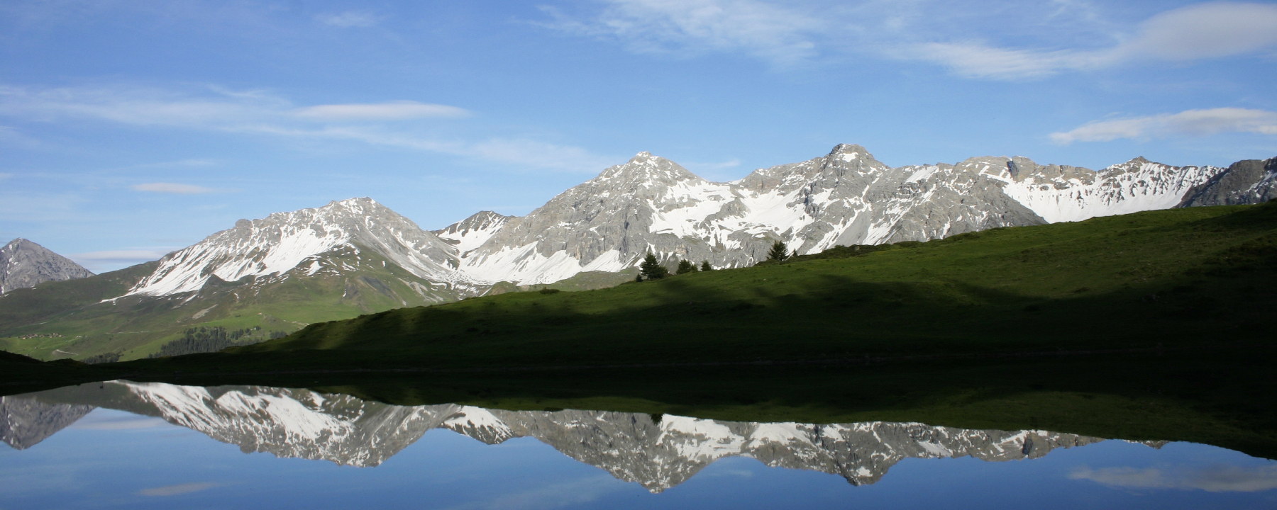 Wunderschöne Aussicht vom Oberen Prätschsee