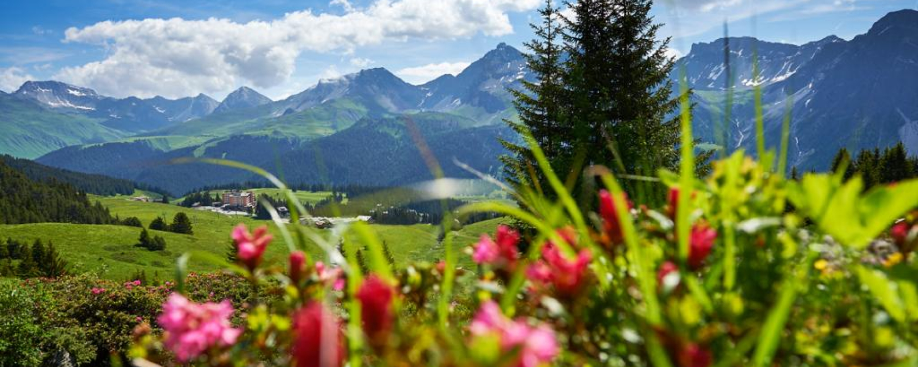 Die Aussicht von der Mittelstation