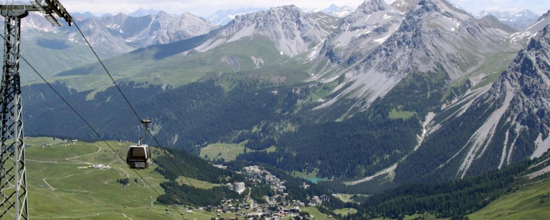 Die Aussicht vom Hörnli aufs Dorf