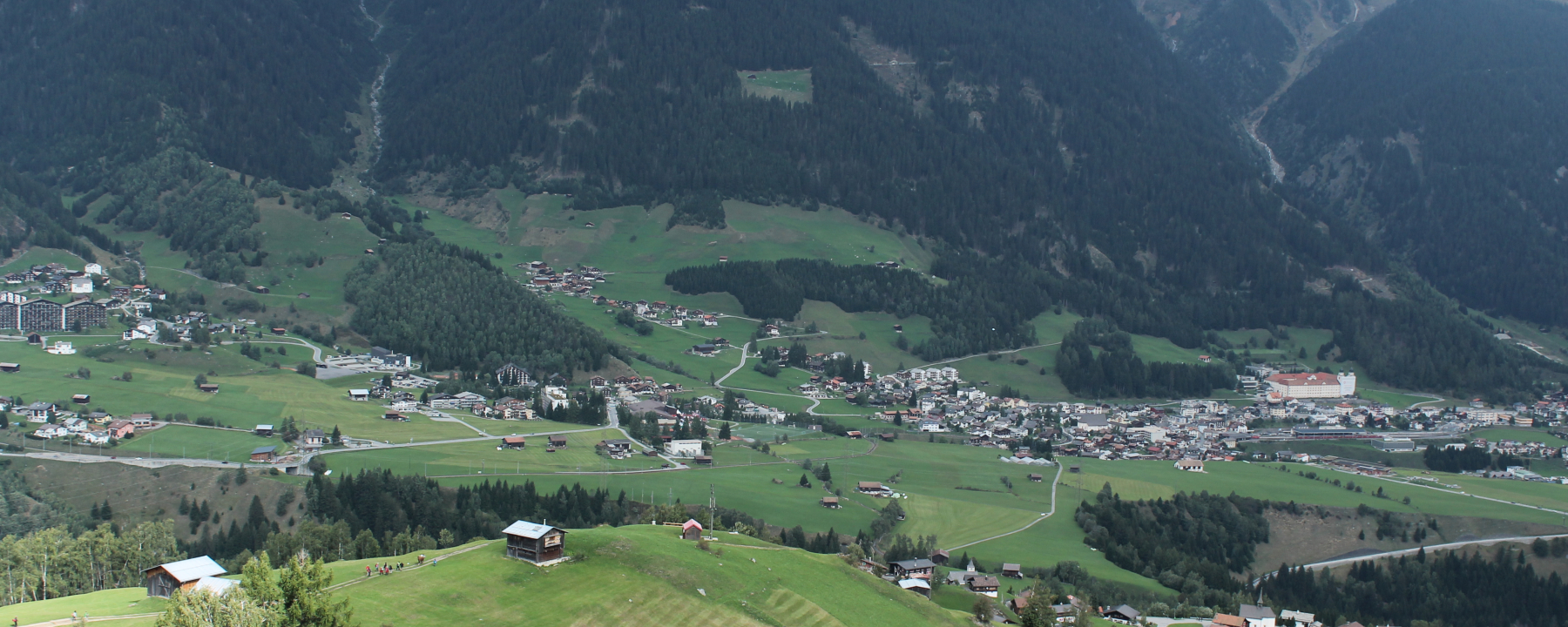 Blick auf Disentis