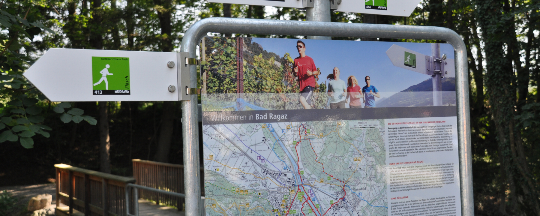 Infopoint beim Freibad Giessenpark