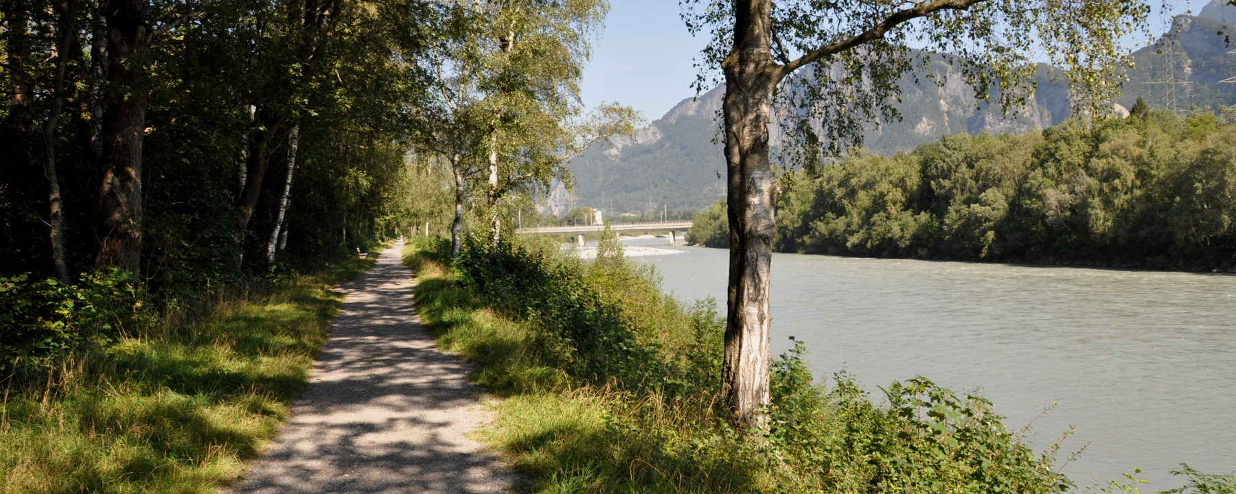 Auf dem Damm in Richtung Norden