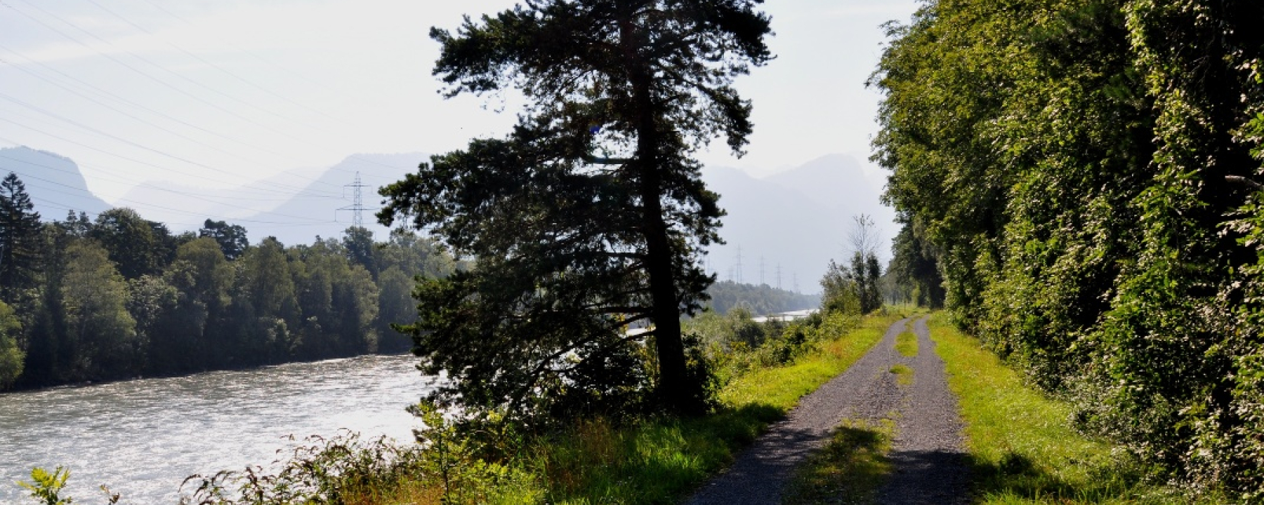 Der Rhein als Namensgeber des Trails