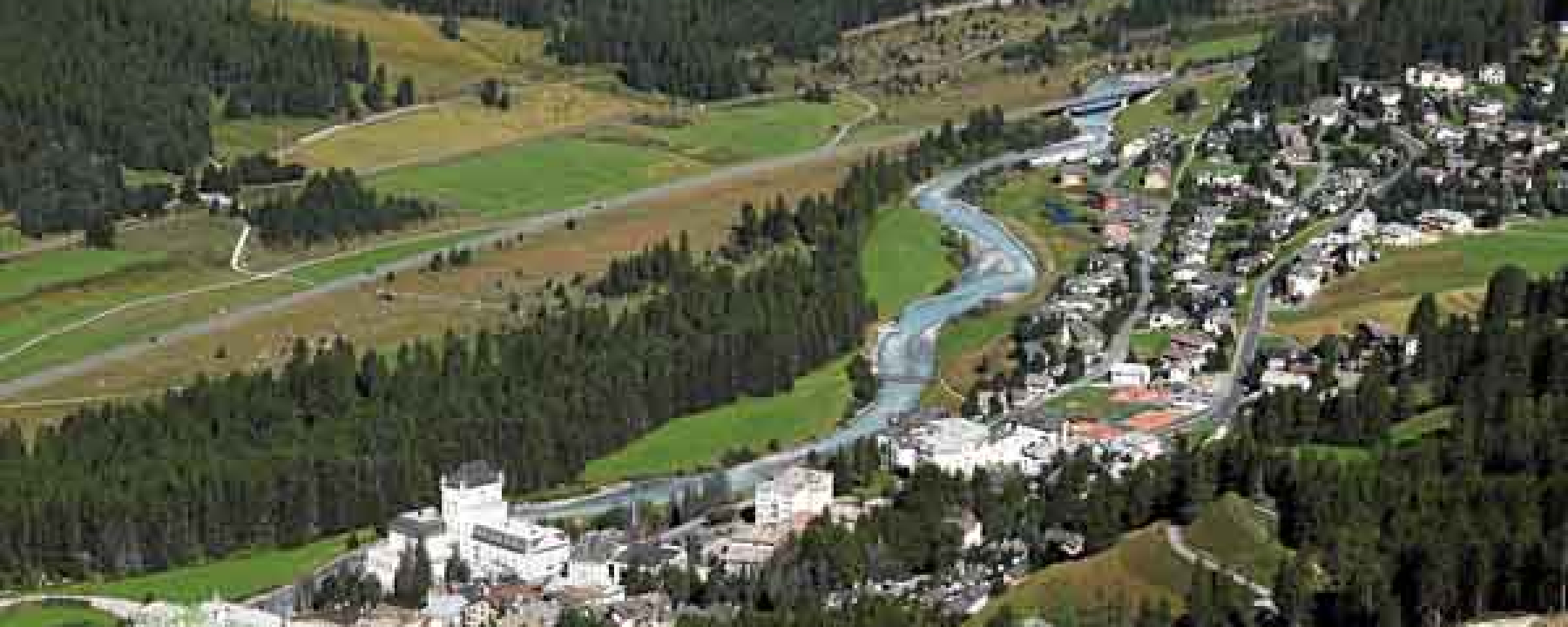 Blick auf Pontresina
