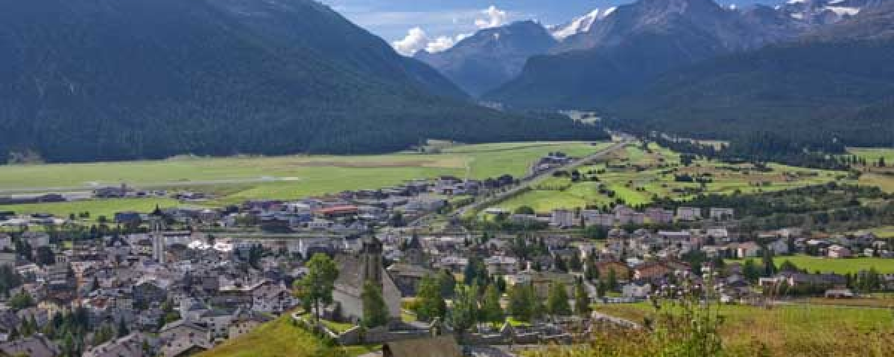 Aussicht auf Samedan