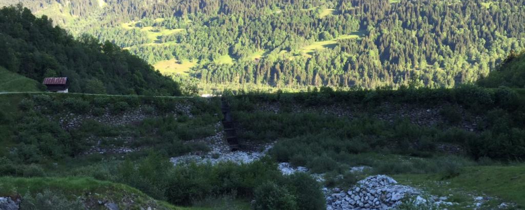 Oberhalb von Trun