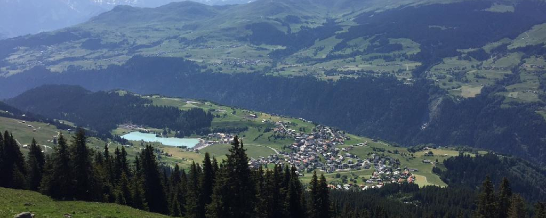 Aussicht nach Brigels