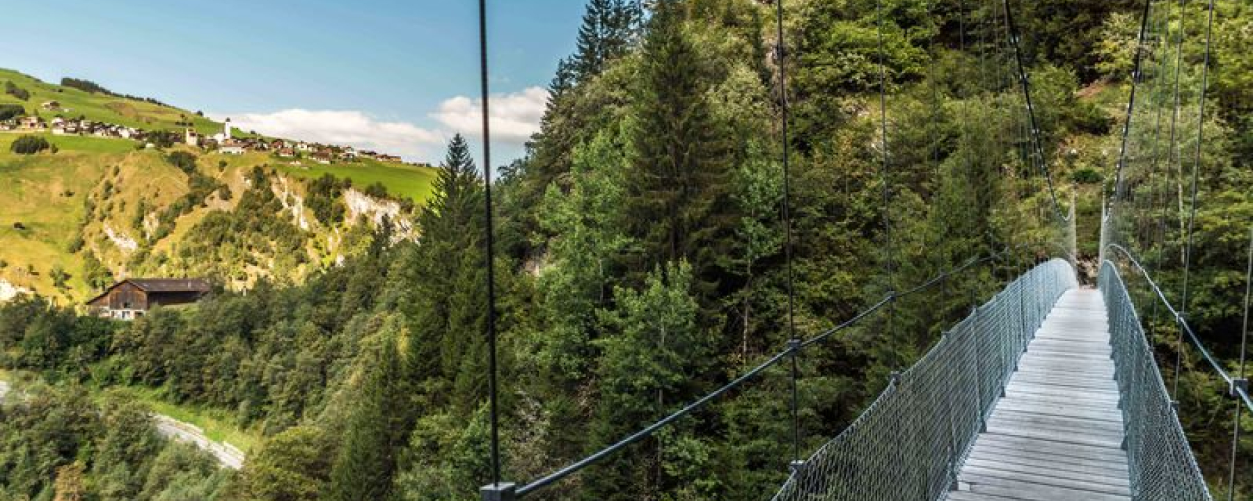 Hängebrücke Val da Silgin