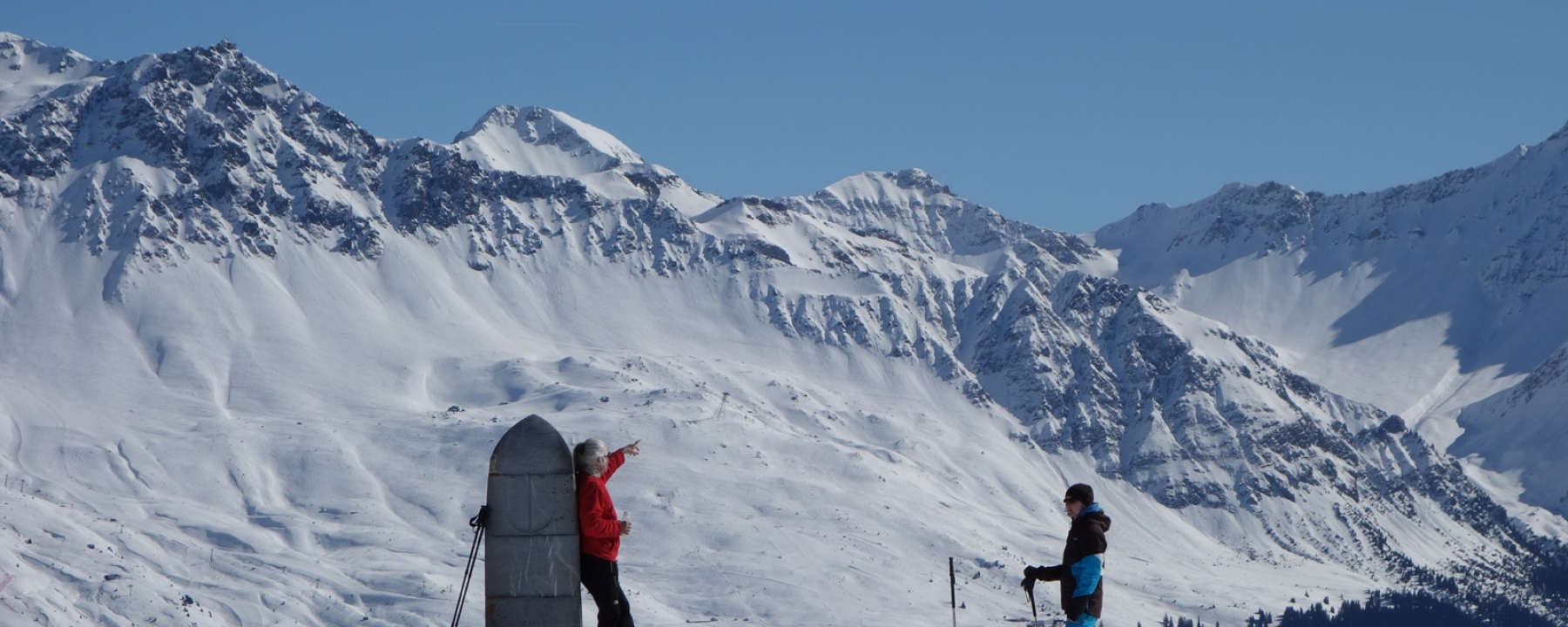Beim Dreibündenstein, Blick Richtung Lenzerheide