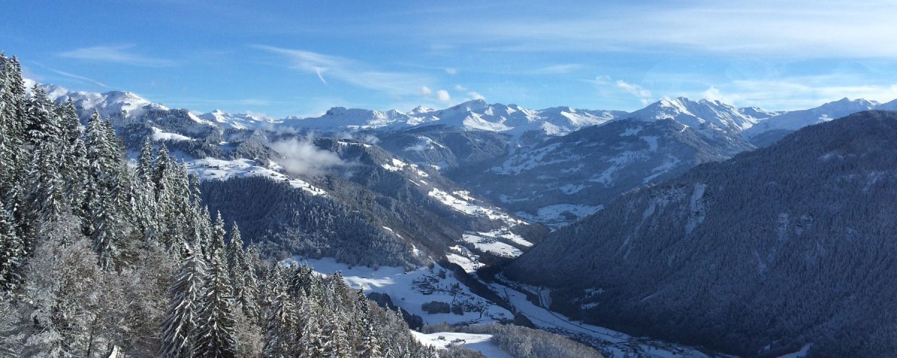 Aussicht ins hintere Prättigau