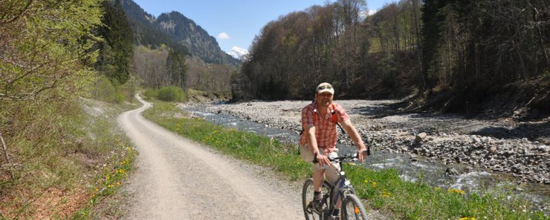 Auf dem Radweg 21 von Klosters nach Sargans