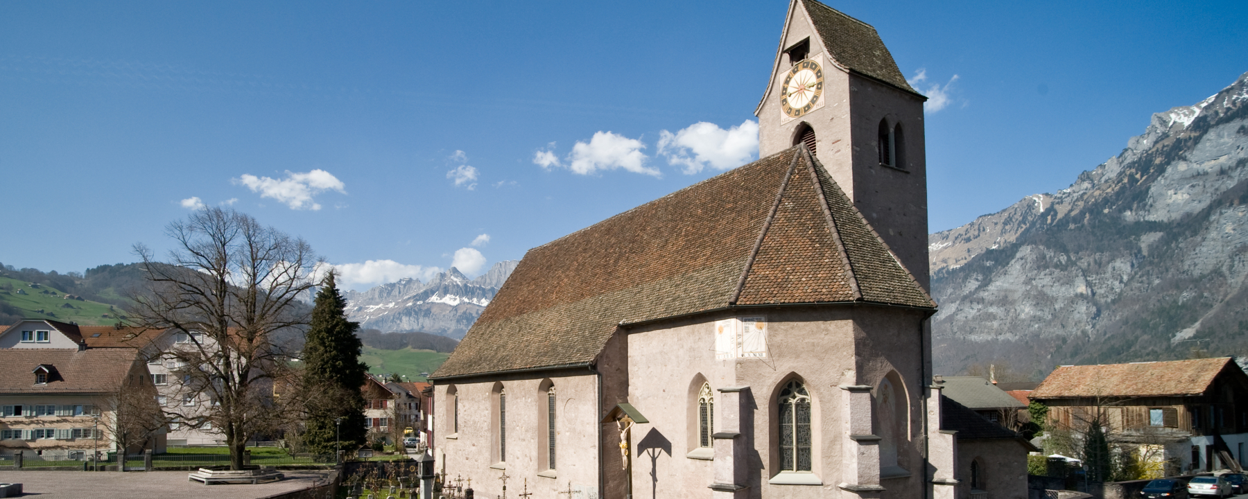 Die Kirche St. Justus in Flums