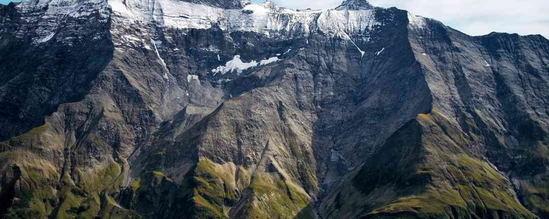 Schuttkegel am Fuss des Ringelspitzmassiv