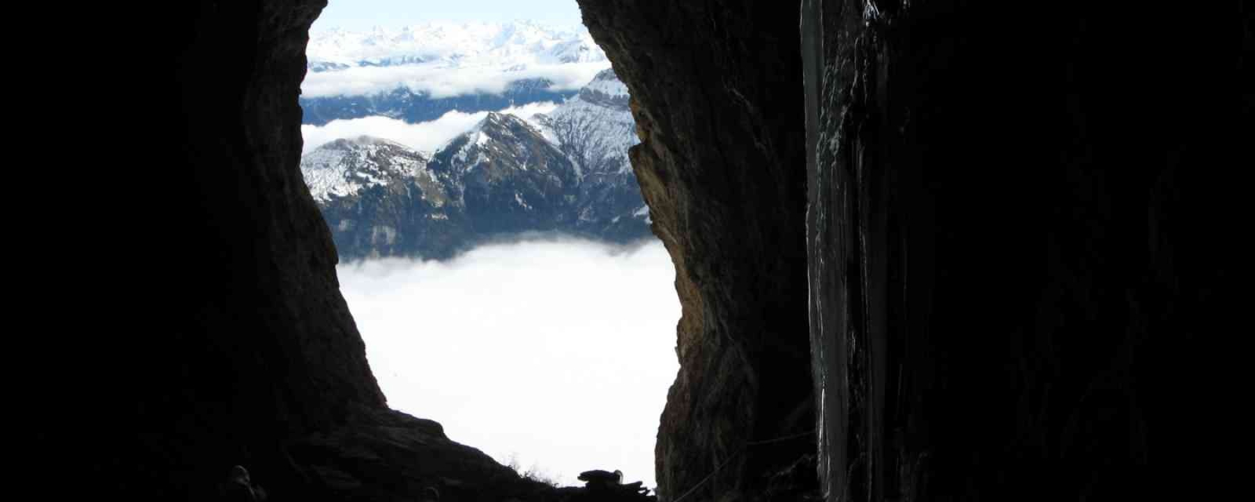 Blick aus dem Drachenloch