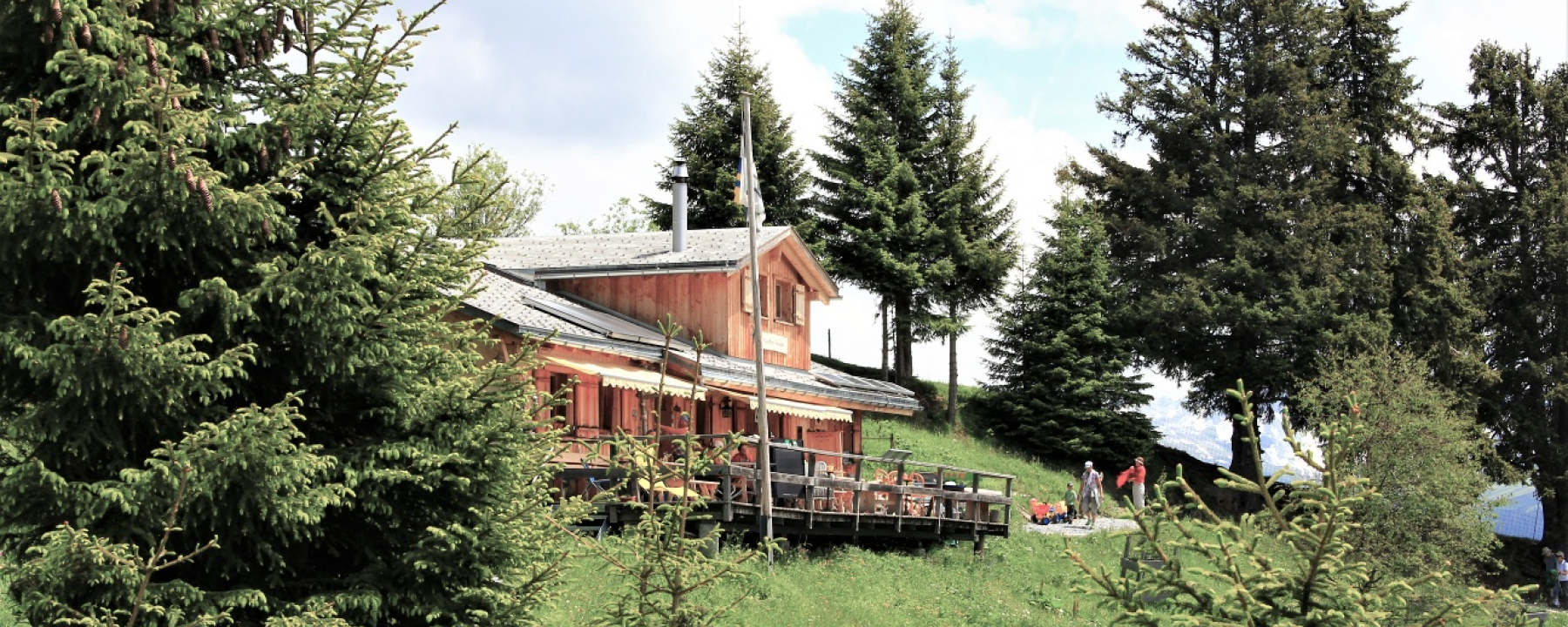 Berggasthaus Sassauna bei der Bergstation