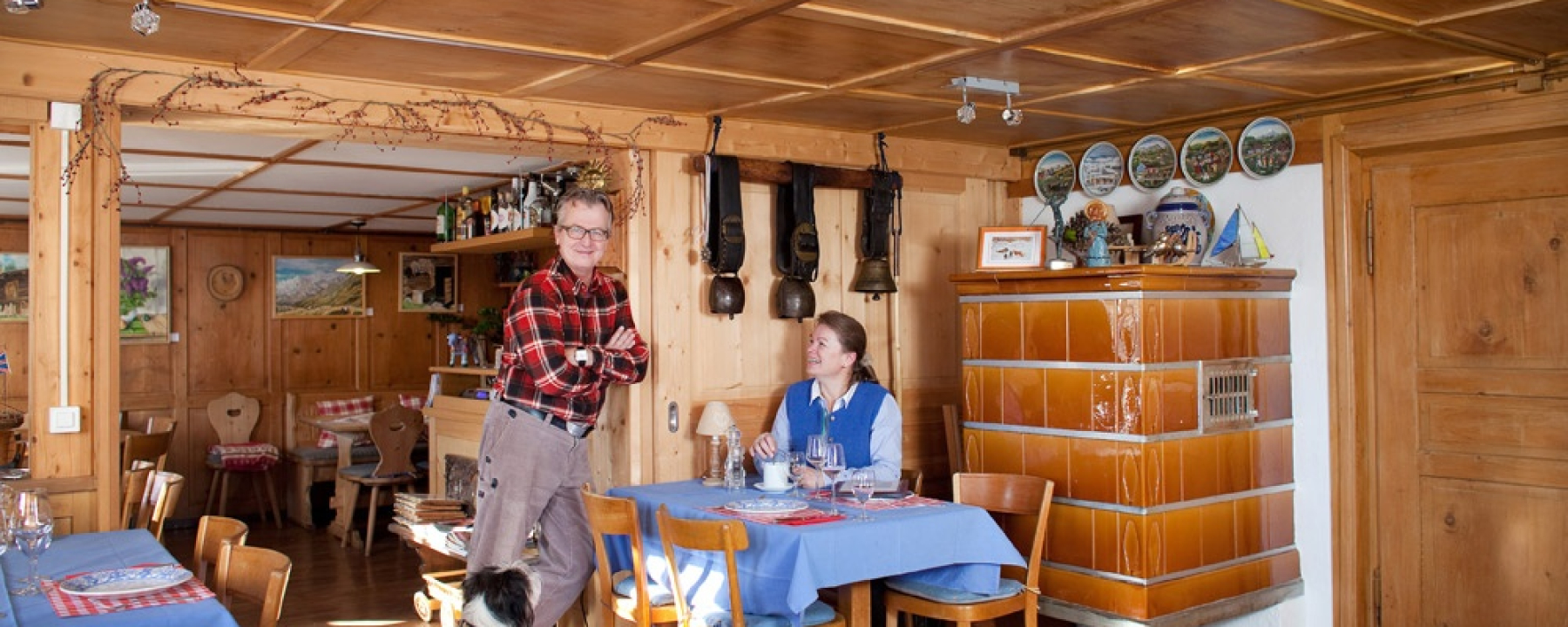 Die charmanten Gastgeber: John und Suzanne
