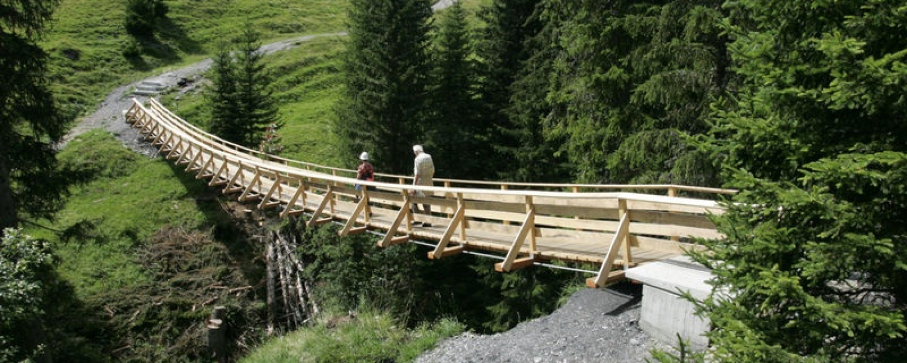 Hängebrücke Imschlacht, Obersaxen