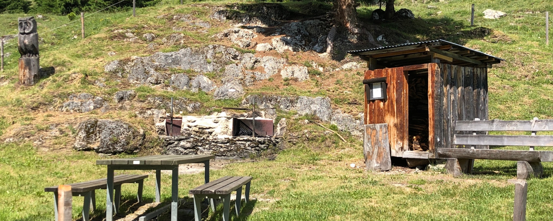 Grillplatz Trutg da Stiarls oberhalb Triel