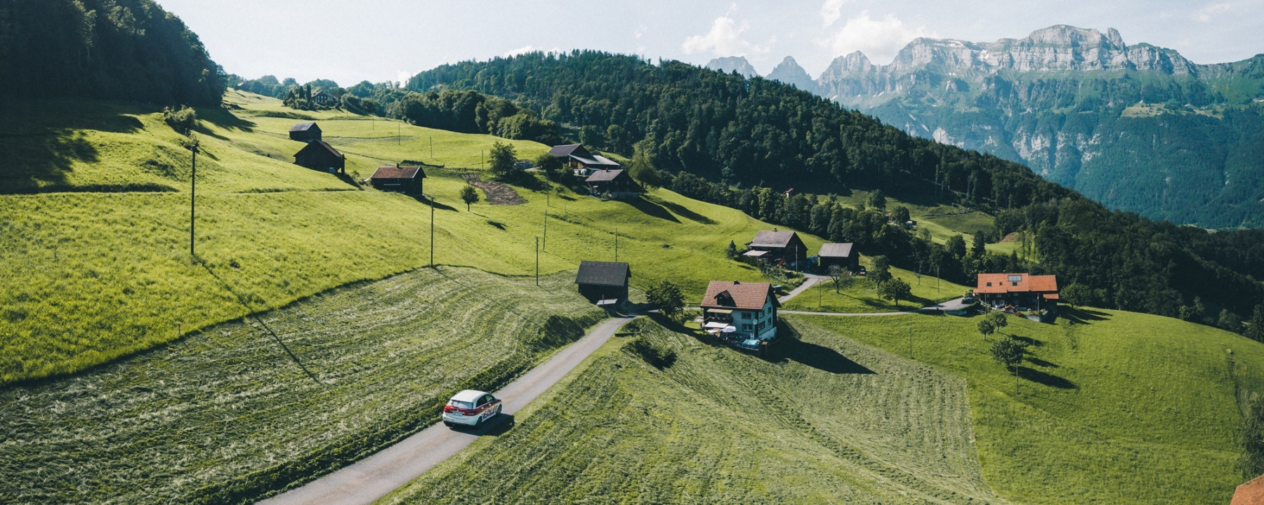Ab in die Berge mit dem Heidiland E-Car