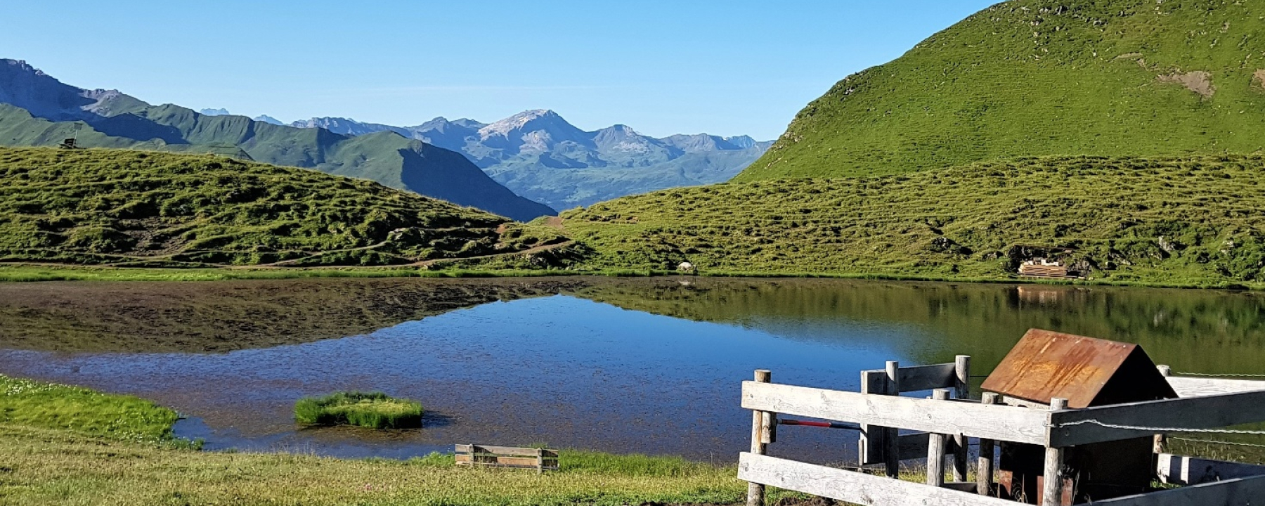 Carschinasee mit Grillstelle