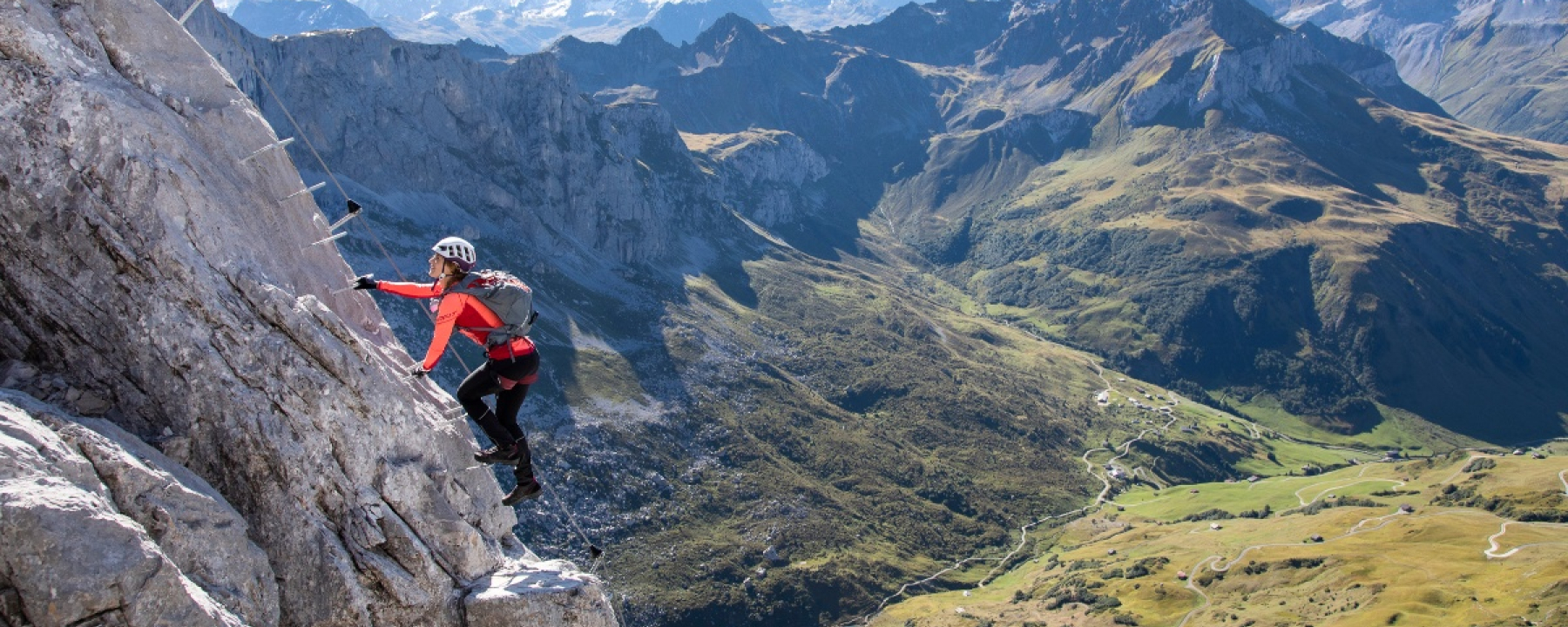 Klettersteig Partnunblick mit Partnunsee