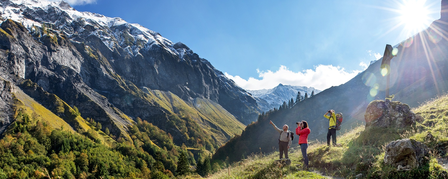 Auf der ViaGeoalpina von Weisstannen nach Elm
