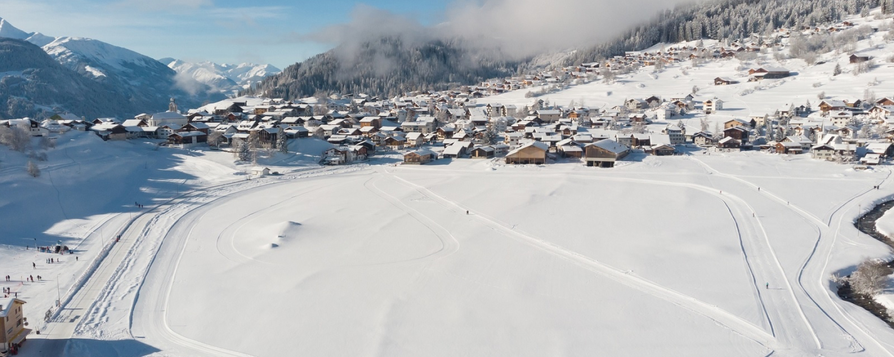 Loipe Plaun Rueun in Brigels