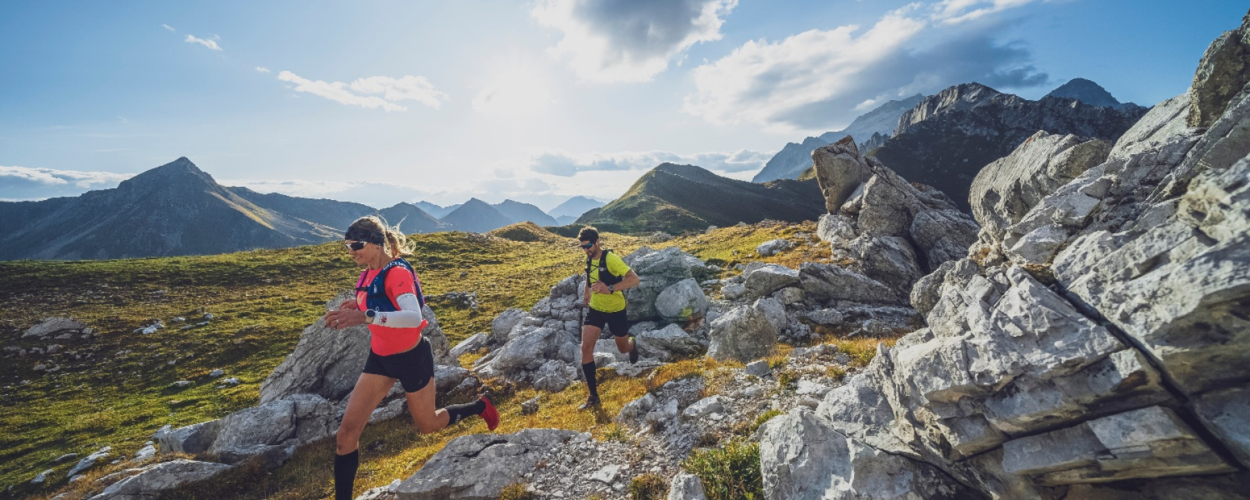 Trailrunner beim Caveljoch