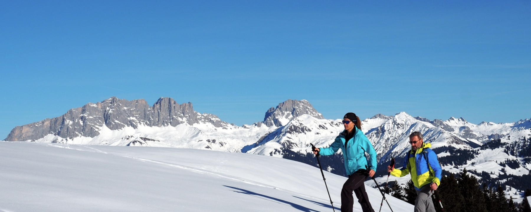 Schneeschuhwandern auf Grüsch-Danusa im Prättigau