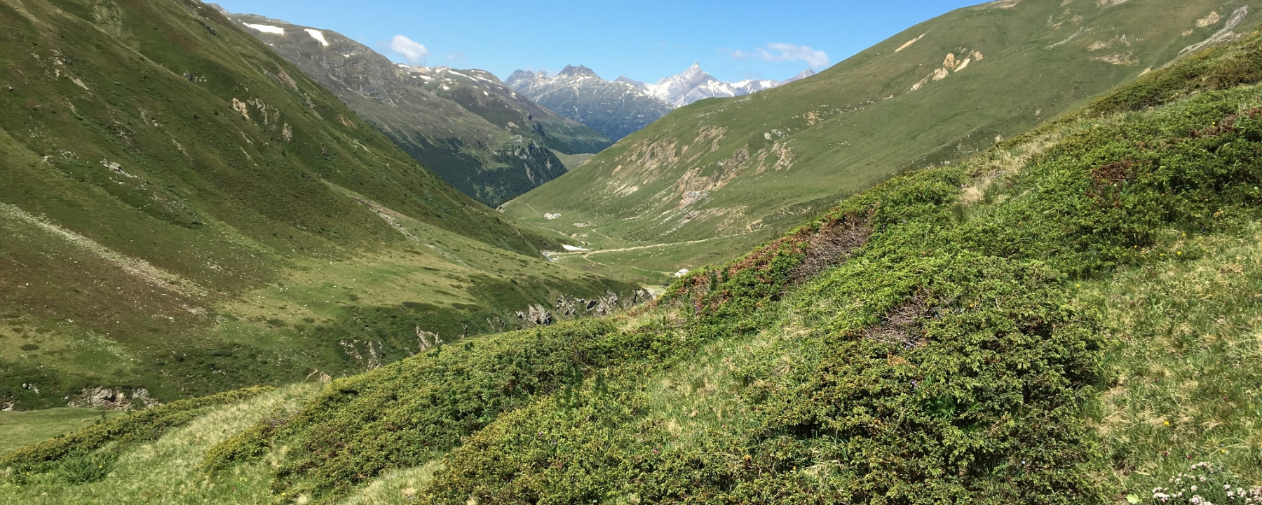 Blick zurück ins Val Chamuera