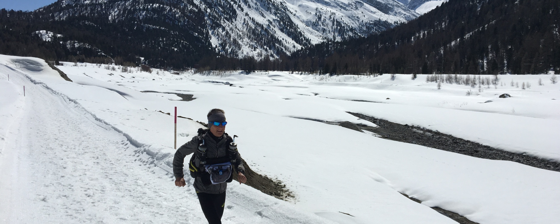 Trailrunner bei Morteratsch