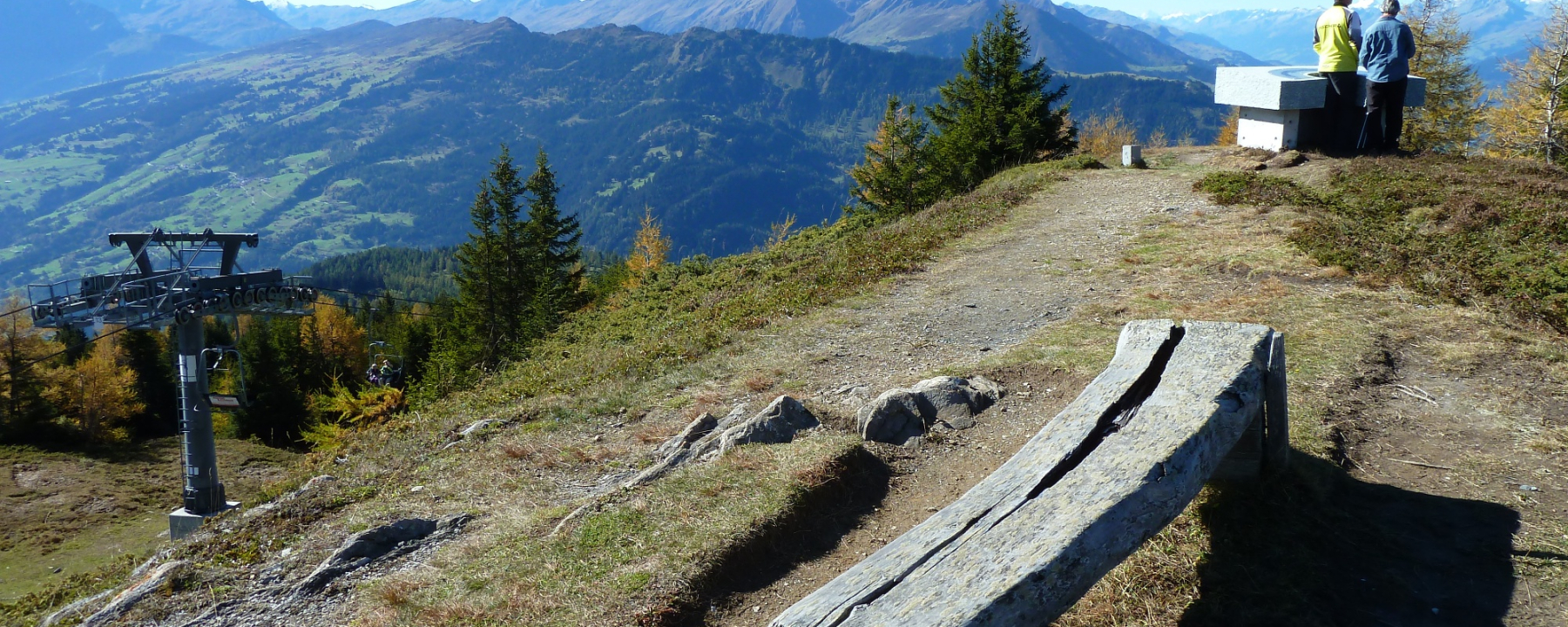 Aussichtspunkt Bergstation Feldis-Mutta