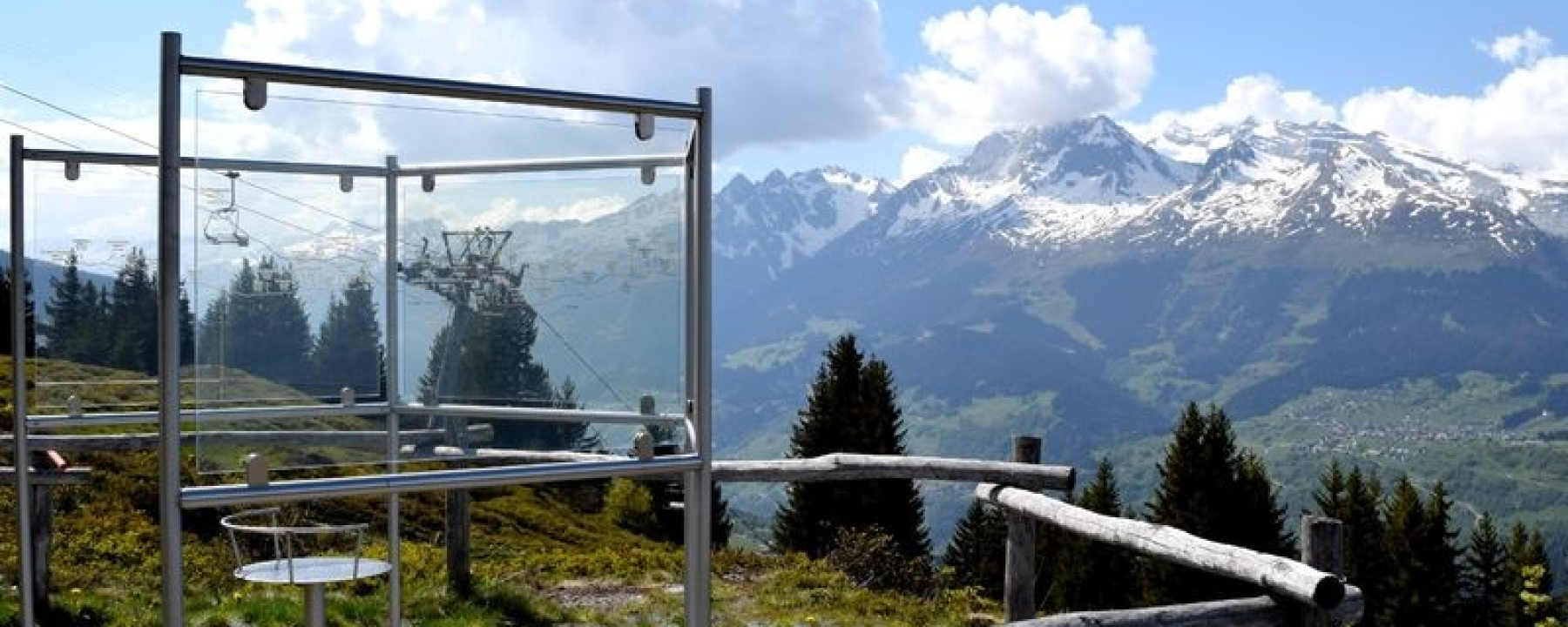Durchblick Panoramatafel Kartitscha