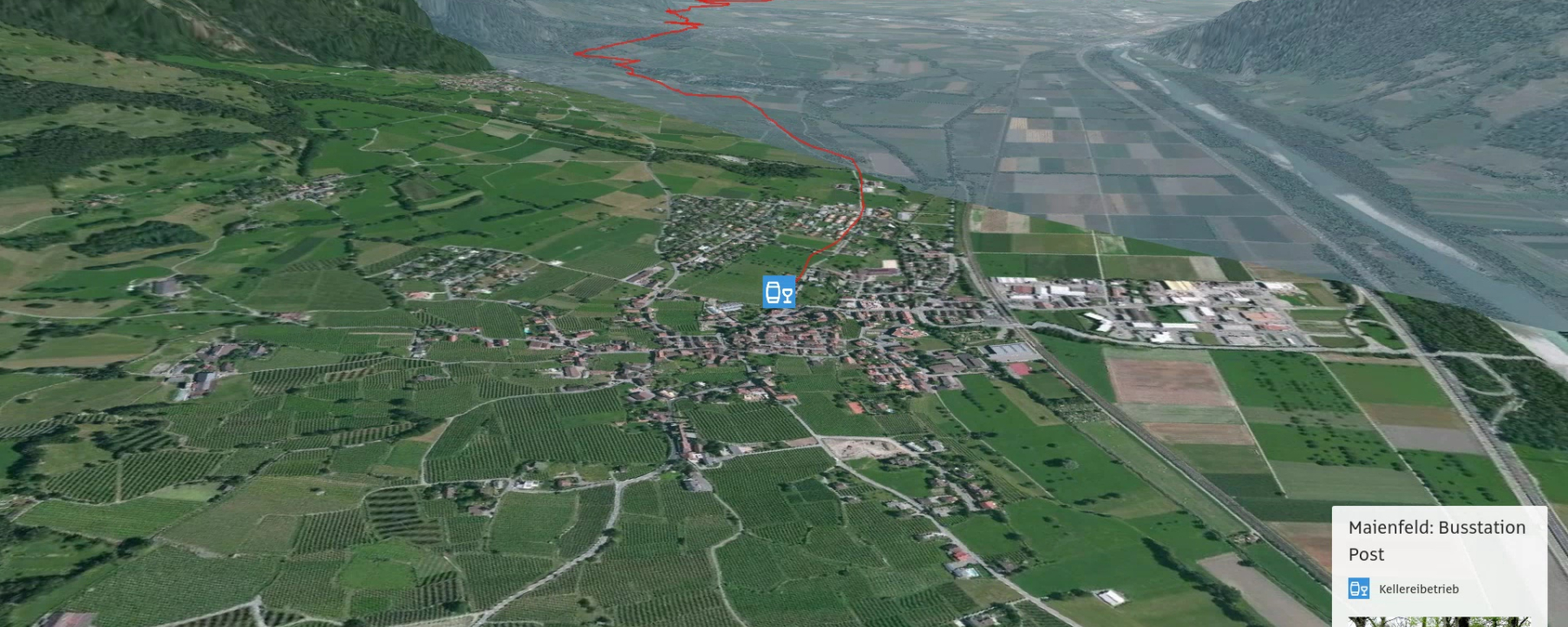 Pilgerweg in Graubünden: Via Francisca: Maienfeld - Chur