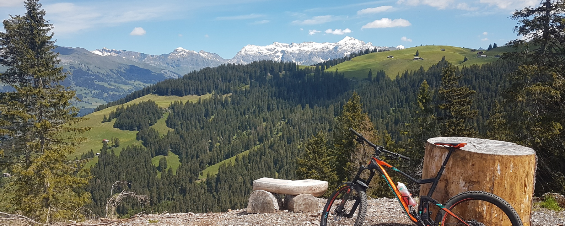 Biken mit Aussicht Rona