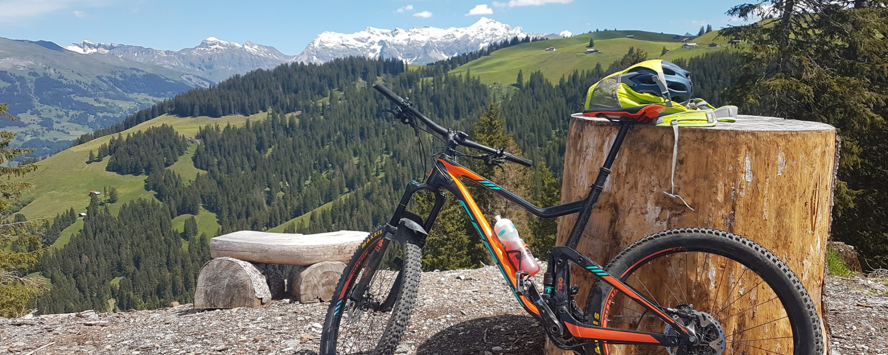 Biken mit Aussicht Rona