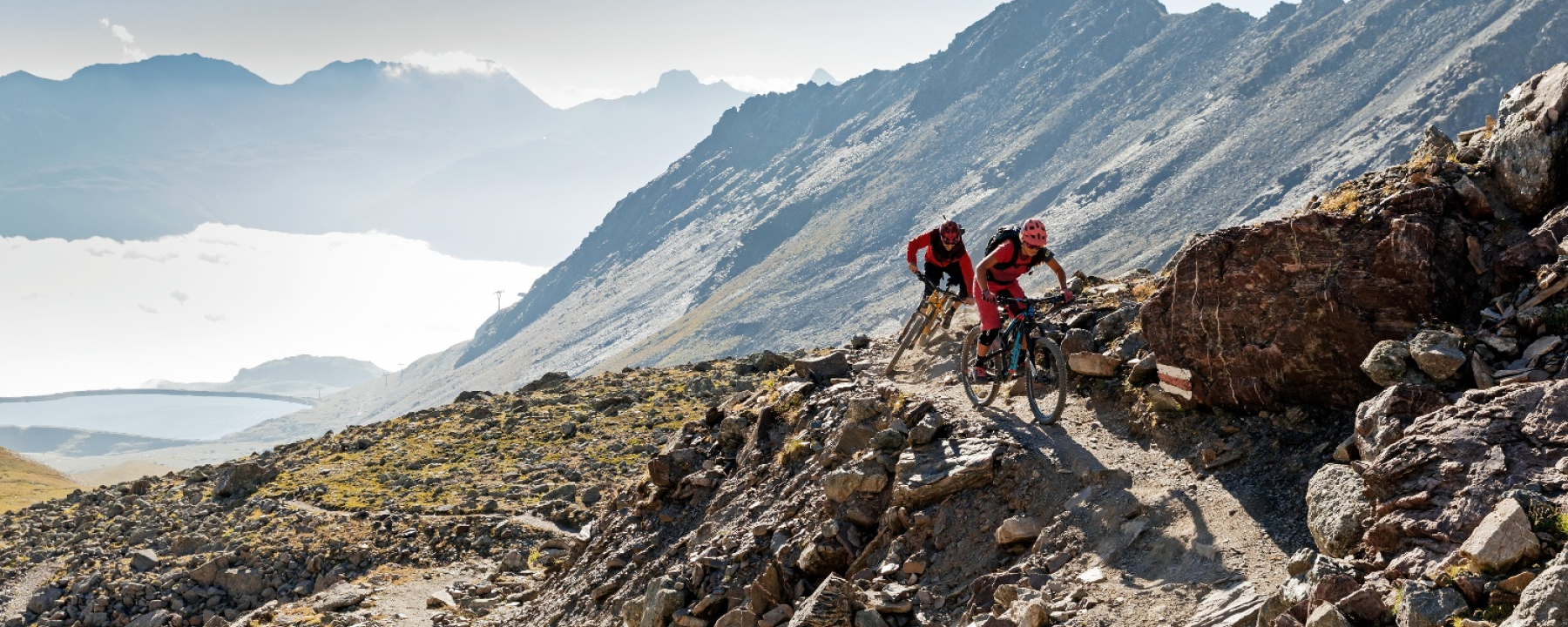 Bike-Trail im Val Schlattain
