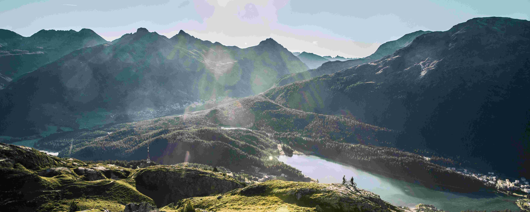 Aussicht auf den St. Moritzersee
