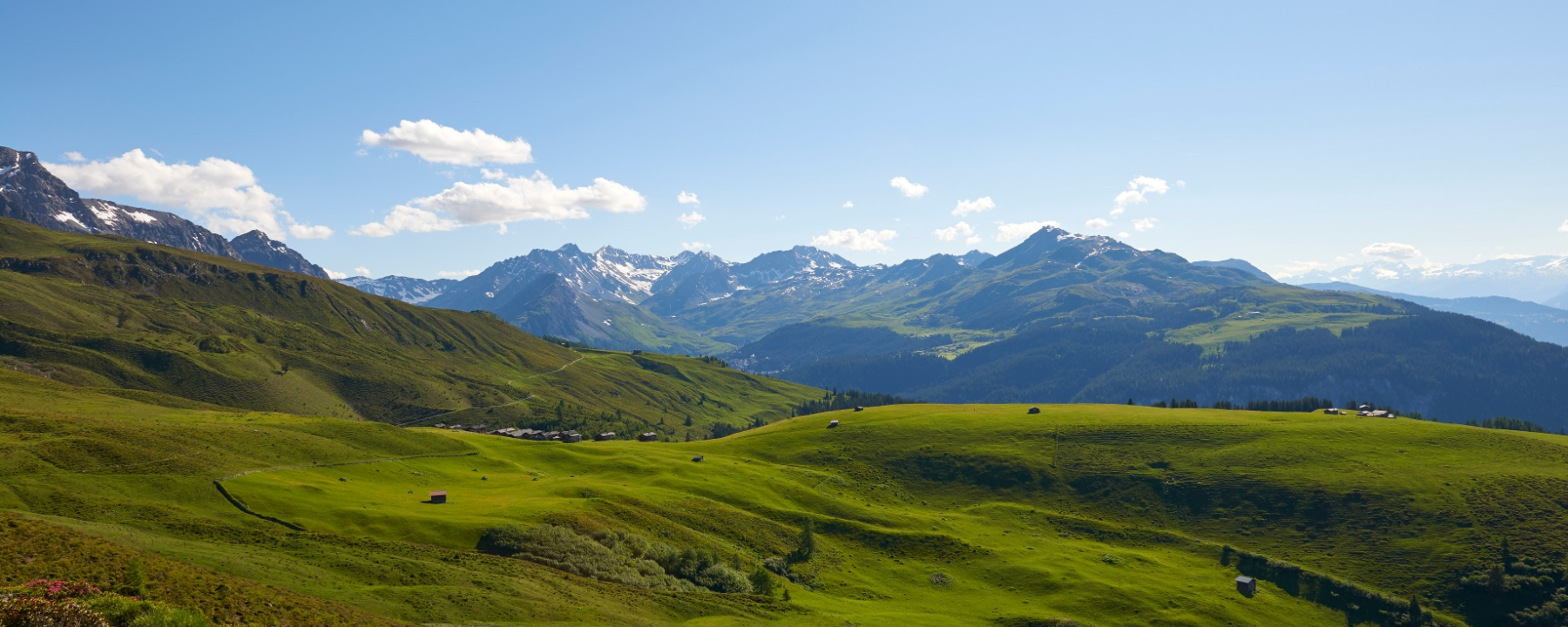 Aussicht von Medergen nach Arosa