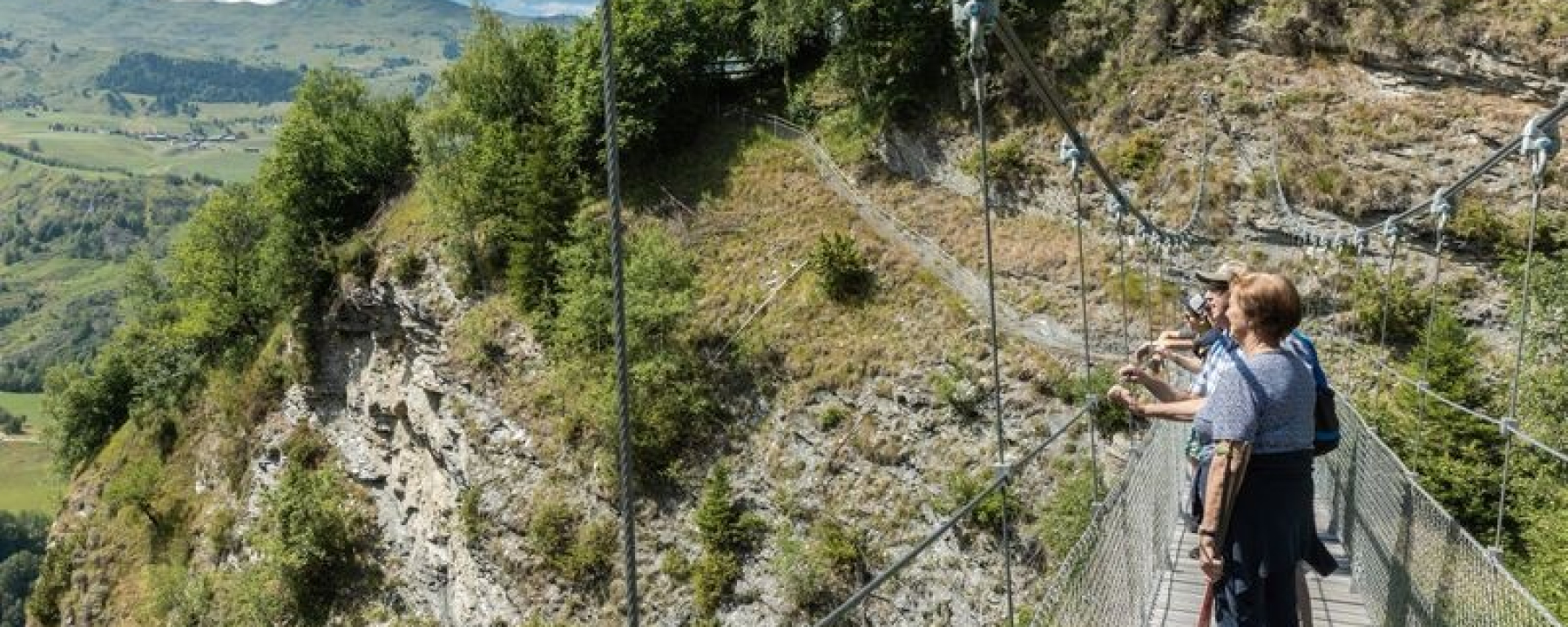 Hängebrücke Val da Tersnaus