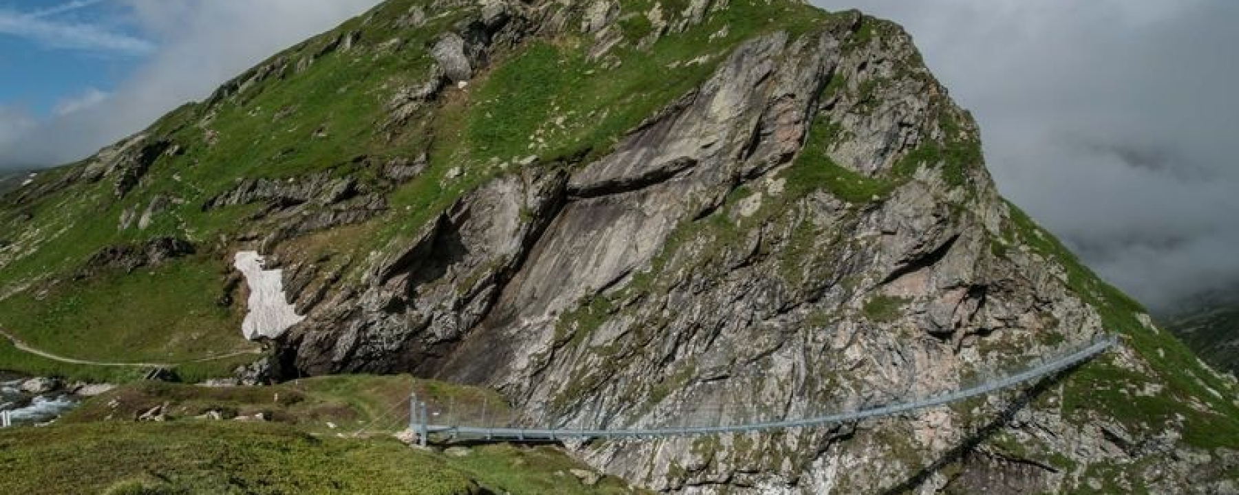 Hängebrücke Punt la Greina