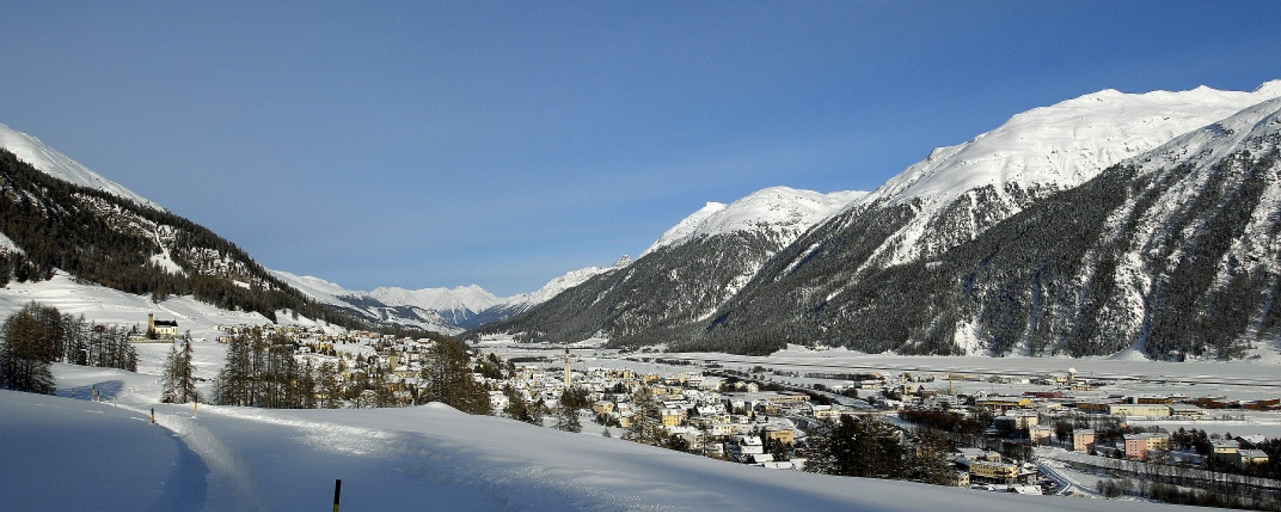 Aussicht auf Samedan