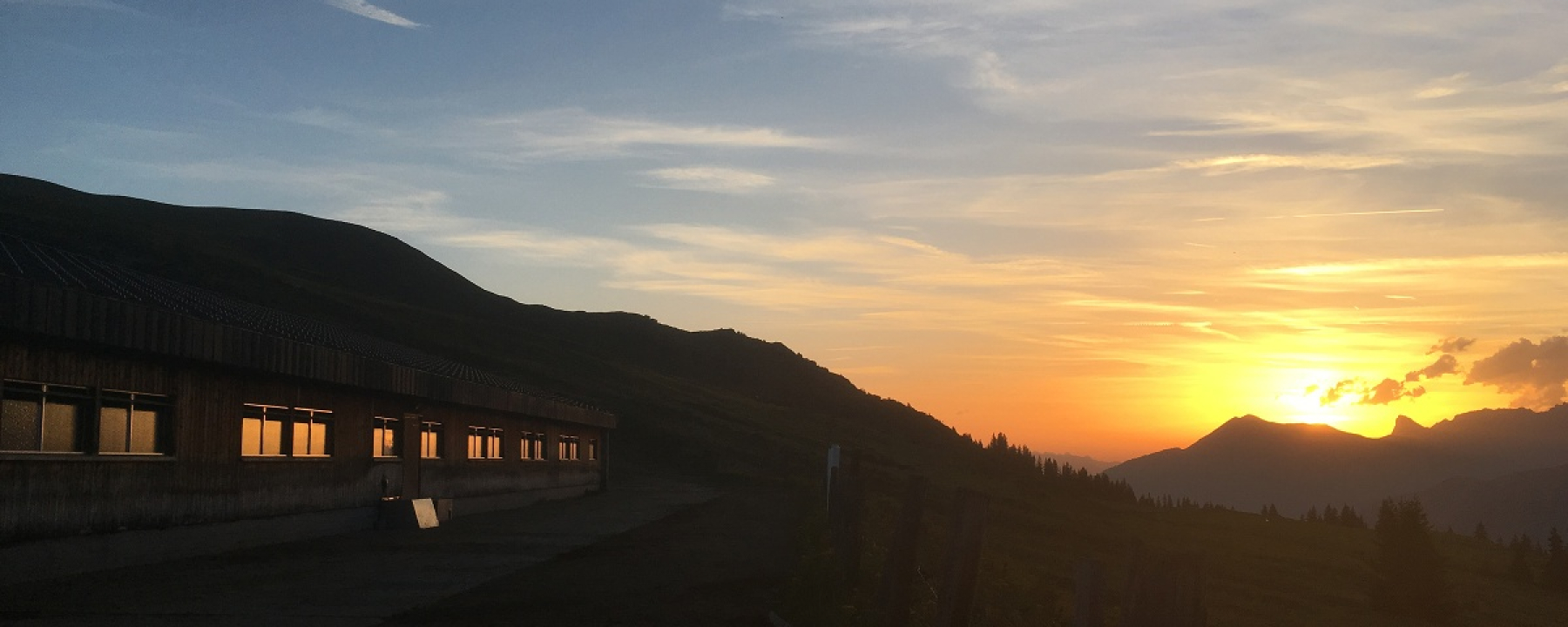 Abendstimmung auf der Alp Valpun