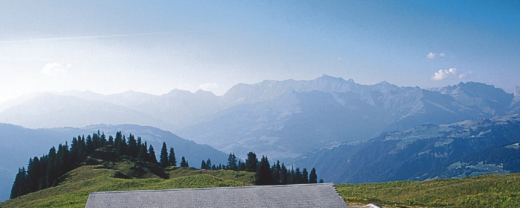 Herrlicher Ausblick ins Prättigau ab der Alp Larein