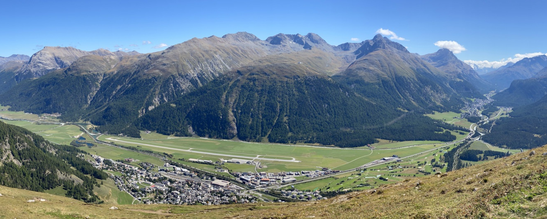 Aussicht aufs Engadin