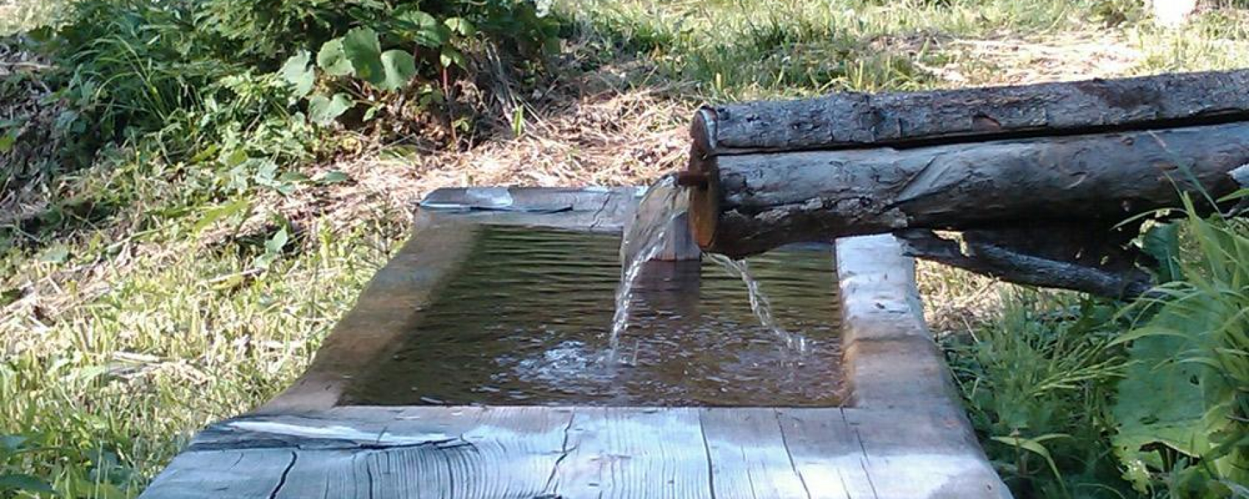 Das "gefasste" Heilwasser im Brunnen beim Jenazer Bad